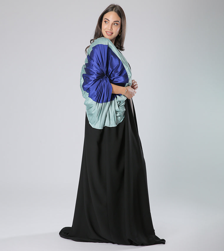 MOiSTREET Frill Flower Abaya (7927044014307)